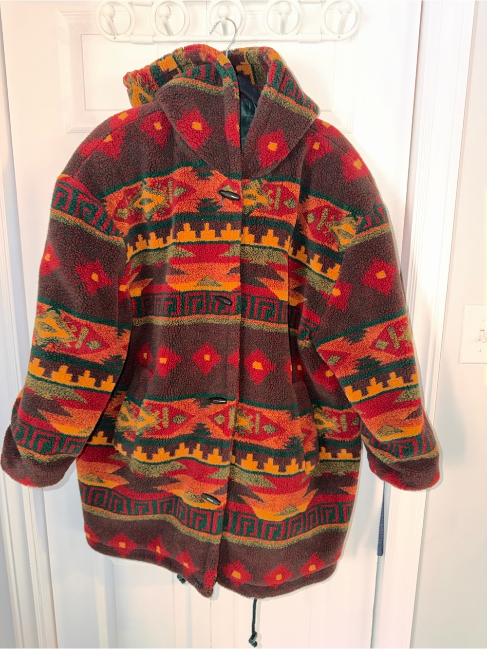 Sequence Aztec fleece type winter jacket